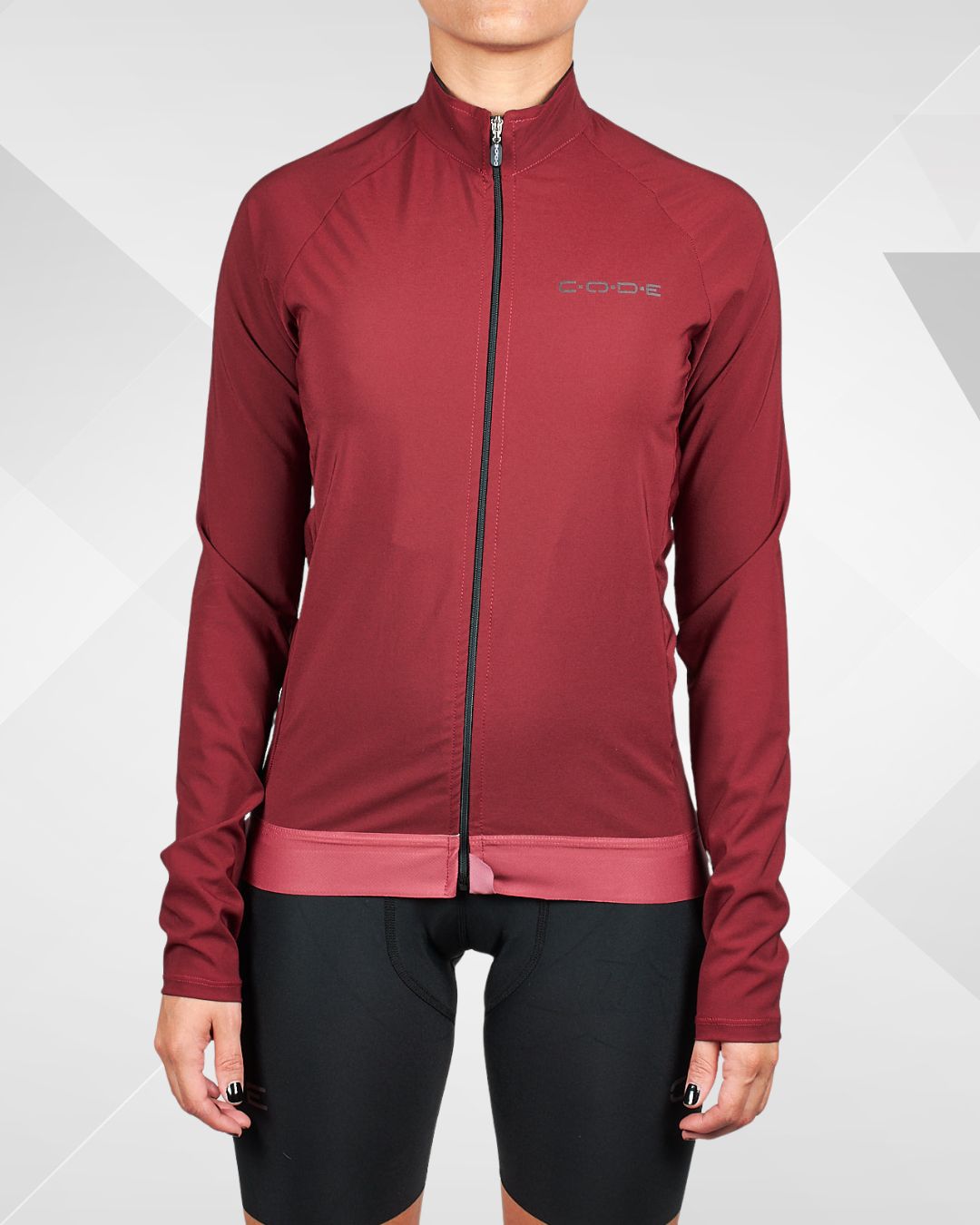 CHAQUETA CODE SEMI-IMPERMEABLE VINO TINTO