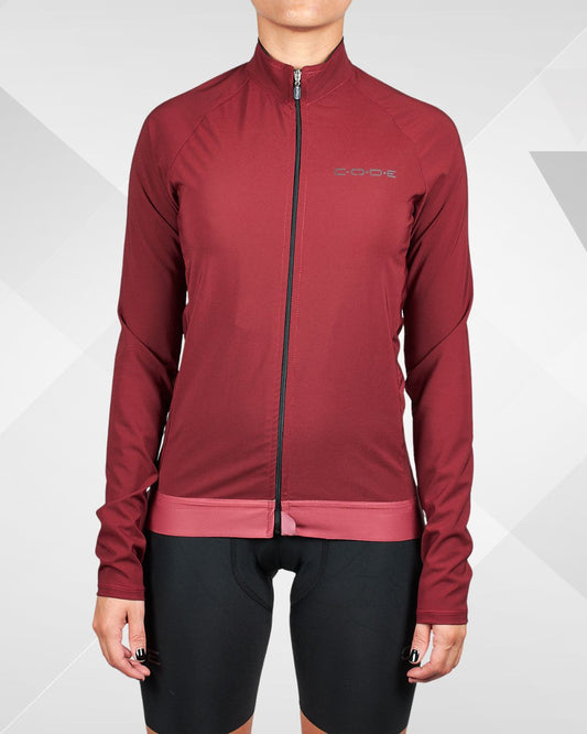 CHAQUETA CODE SEMI-IMPERMEABLE VINO TINTO