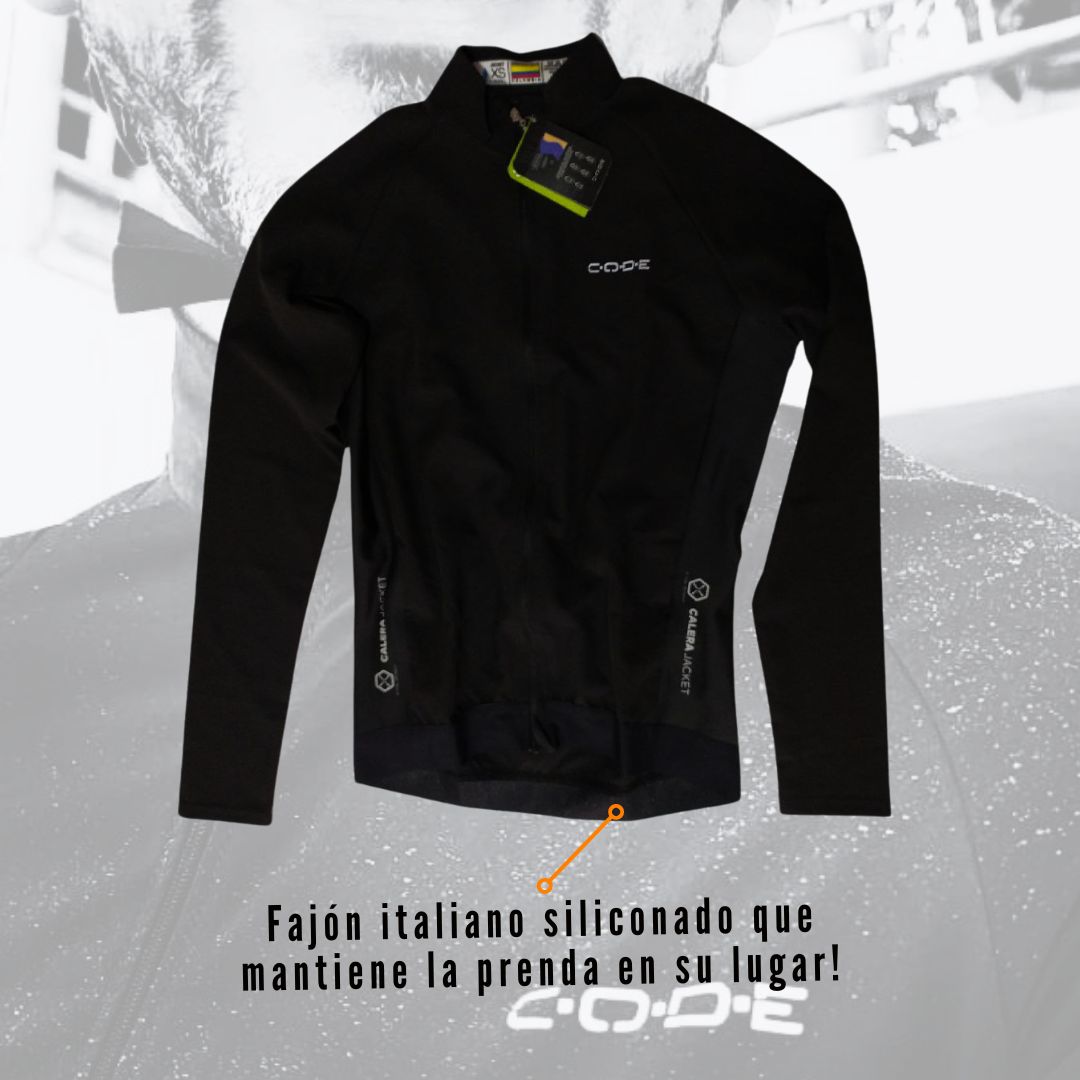 CHAQUETA CODE SEMI-IMPERMEABLE VERDE NEÓN