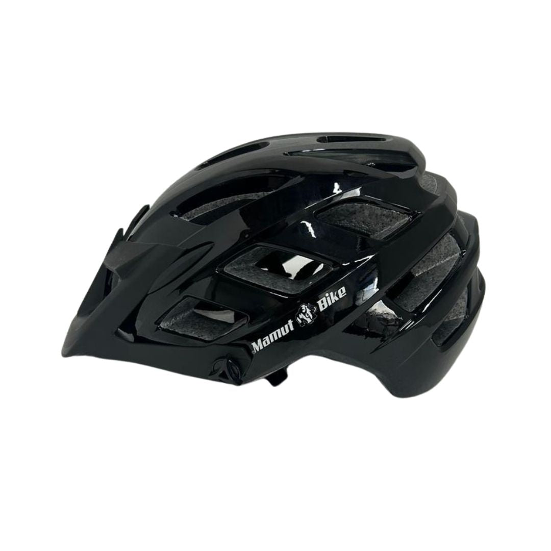 Casco Mamut Rocca MTB negro brillante