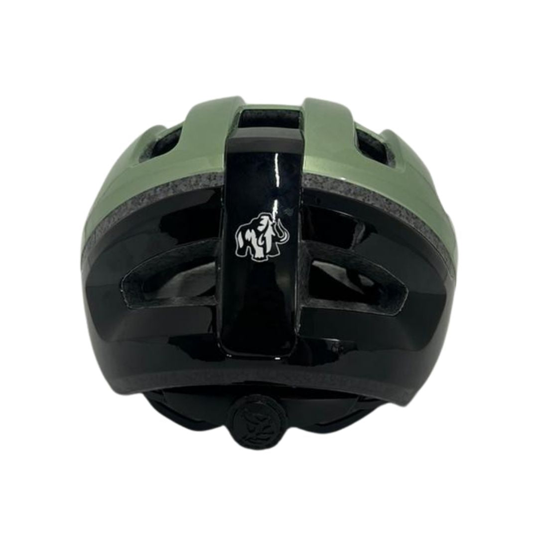 Casco Mamut Veloce ruta verde/negro brillante