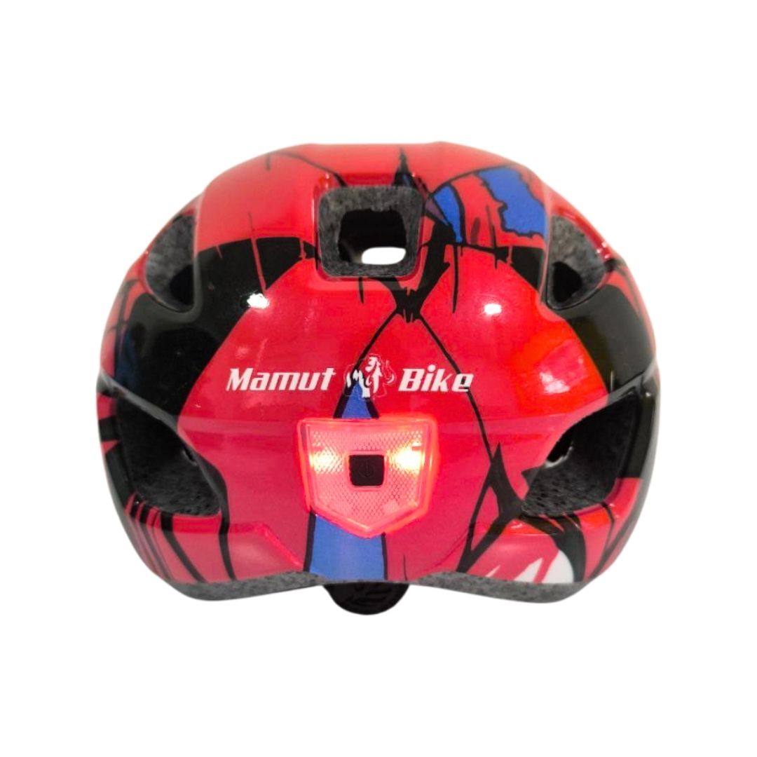 Casco Mamut Kids Rojo animado brillante