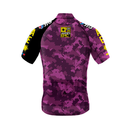 JERSEY CARRERA RACE ANDES EPIC CAMO VIOLETA