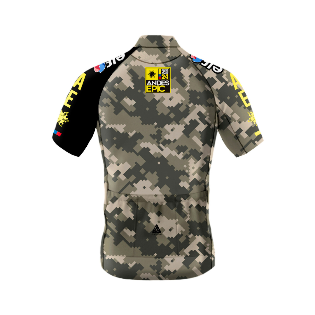 JERSEY CARRERA RACE ANDES EPIC CAMO VERDE