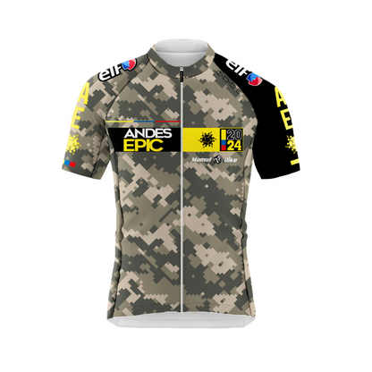 JERSEY CARRERA RACE ANDES EPIC CAMO VERDE