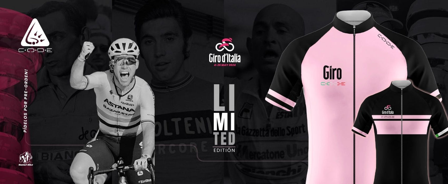 MAILLOT EDICIÓN LIMITADA  GIRO DE ITALIA NEGRO