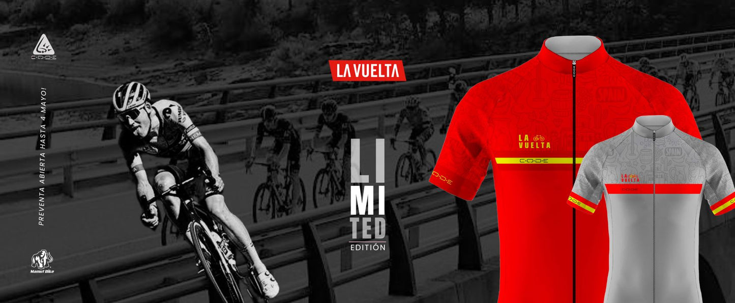 MAILLOT EDICIÓN LIMITADA VUELTA ESPAÑA ROJO